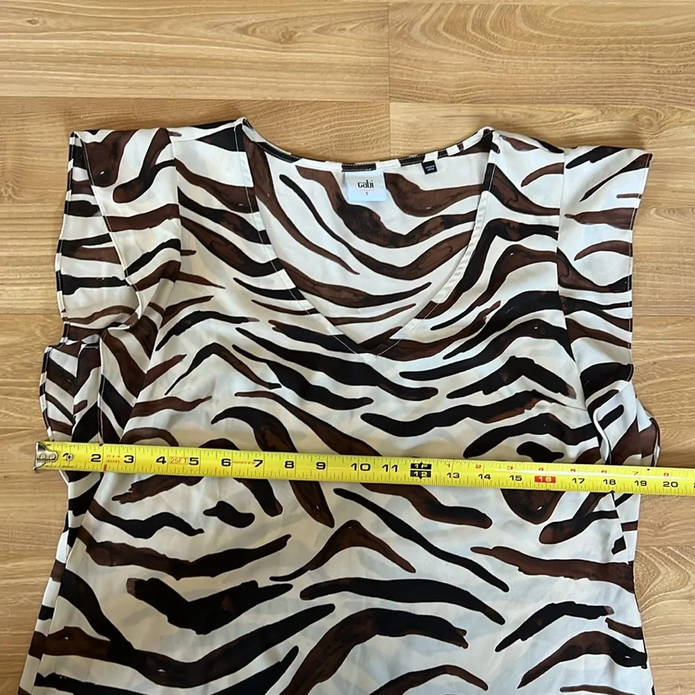 Cabi Animal Print Blouse_5